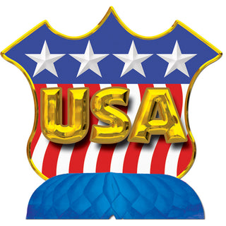 USA Shield Centerpiece
