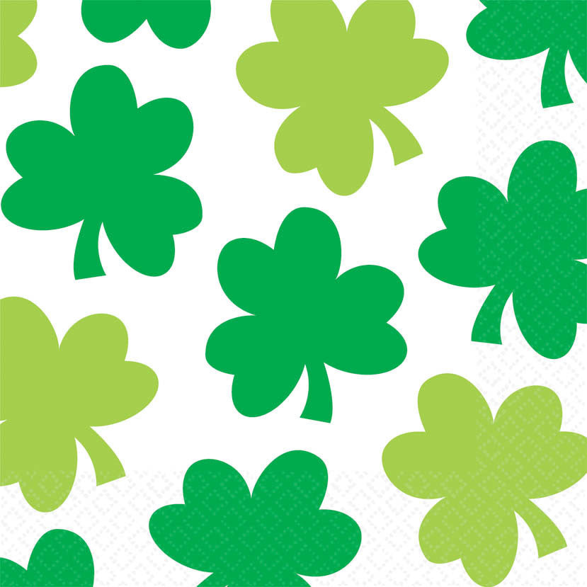 Shamrock Shimmer Luncheon Napkins (16ct)