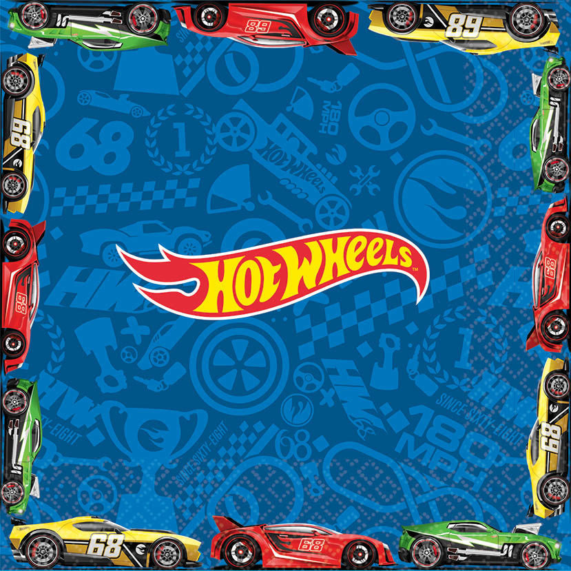 Hot Wheels Wild Racer Luncheon Paper Napkins (16ct)
