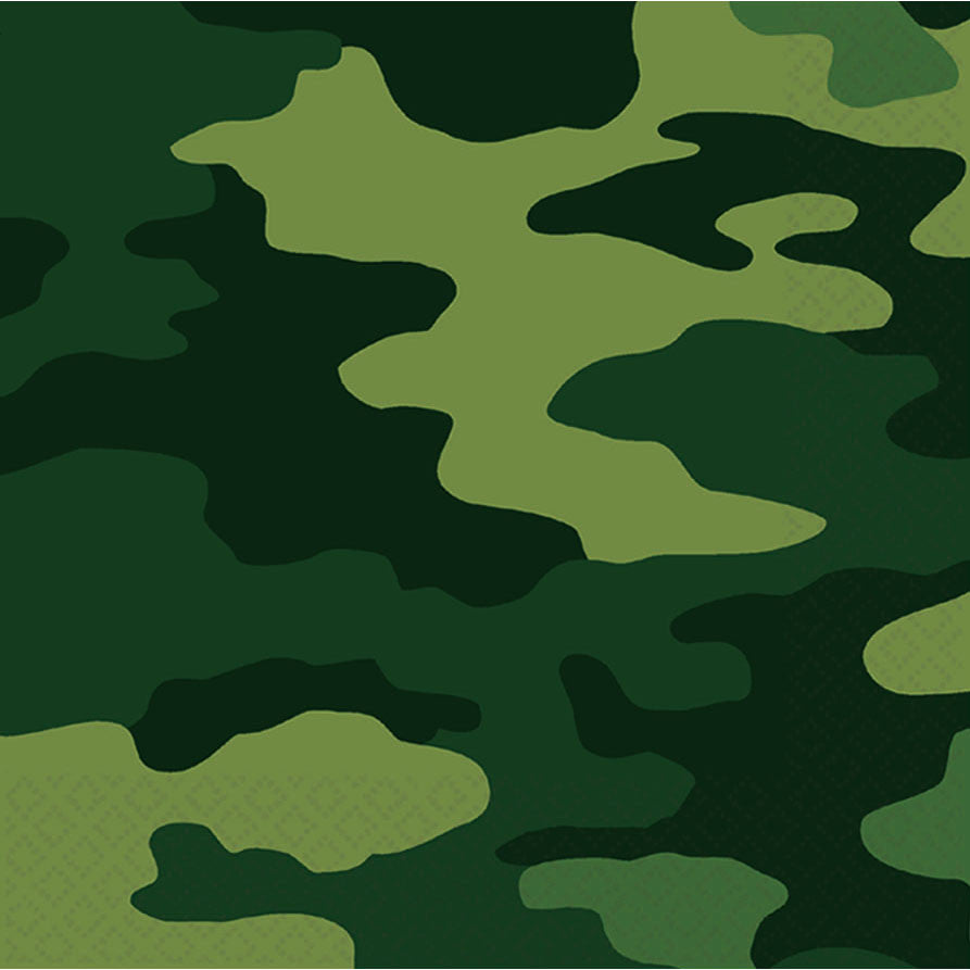 Camouflage Luncheon Napkins (16ct)