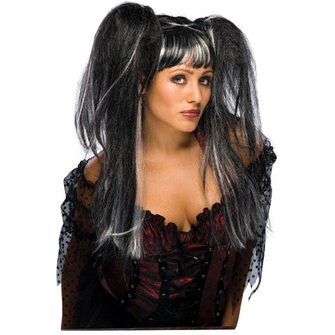 Lilith Fairy Wig Black/White