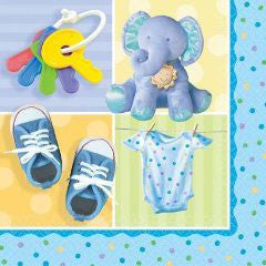 Teeny Tiny Boy Luncheon Napkins (16ct)
