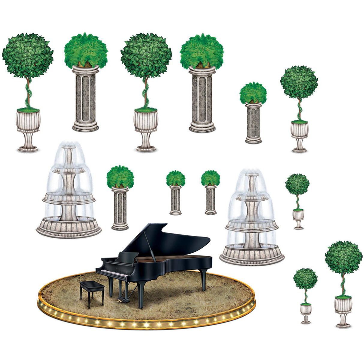 Black Tie Piano D?cor Props