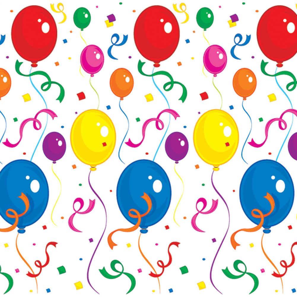 Balloon and Confetti Backdrop