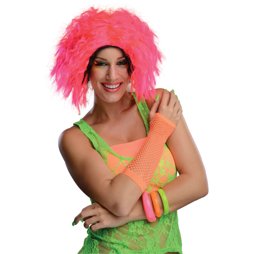 Neon Chic Pink Wig