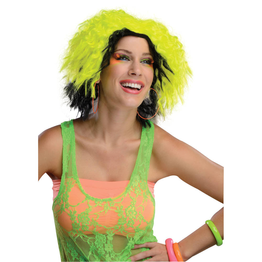 Neon Chic Yellow Wig