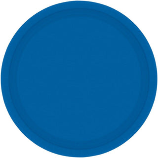 Bright Royal Blue Paper Dessert Plates (8ct)