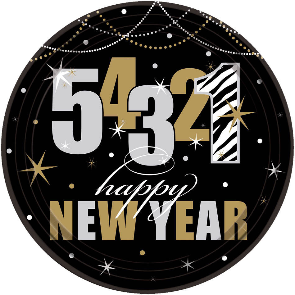 Wild Countdown Dessert Plates (8ct)