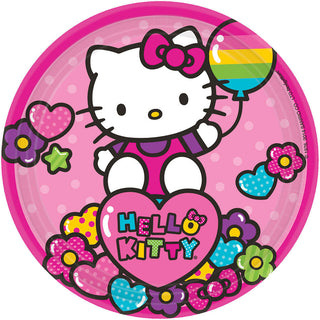 Hello Kitty Rainbow Dessert Plates (8ct)