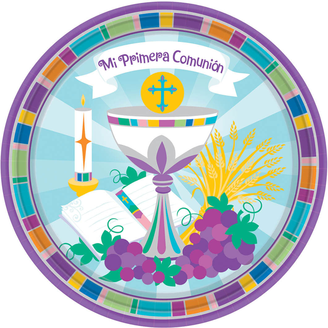 Mi Primera Comunion Dessert Plates (8ct)