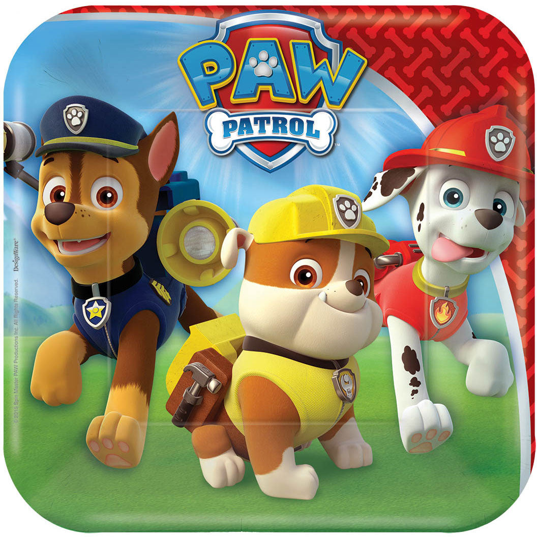 Paw Patrol Dessert Plates (8ct)