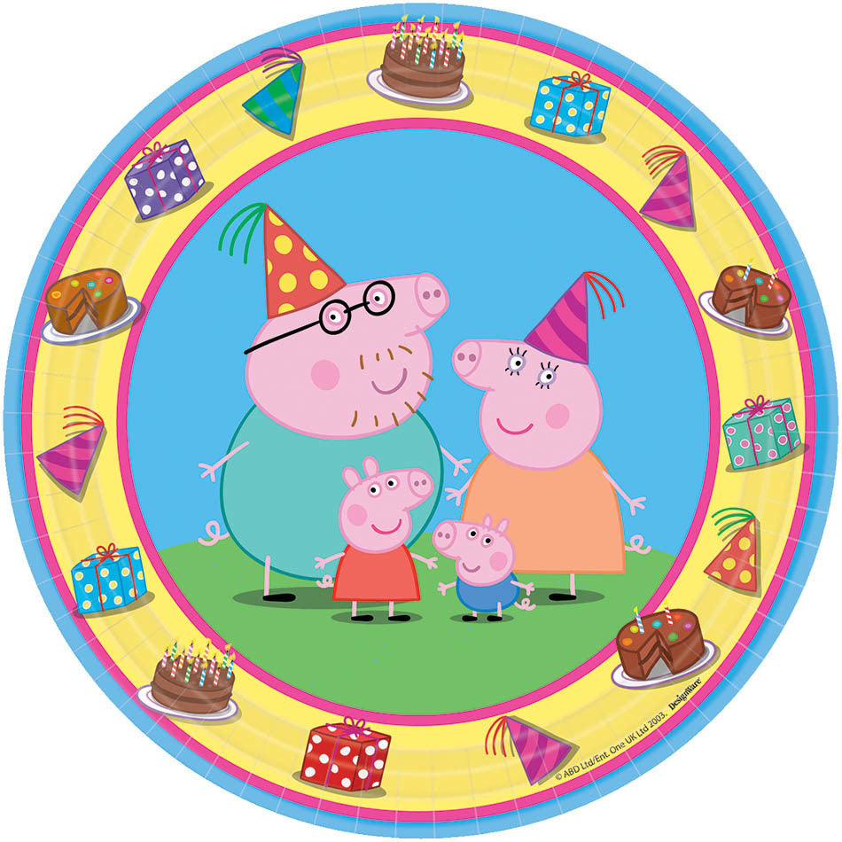 Peppa Pig Dessert Plates (8ct)