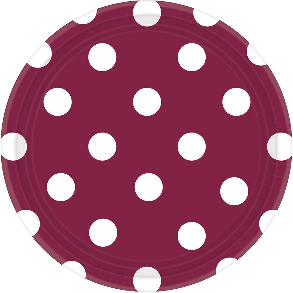 Berry Dots Dessert Plates (8ct)