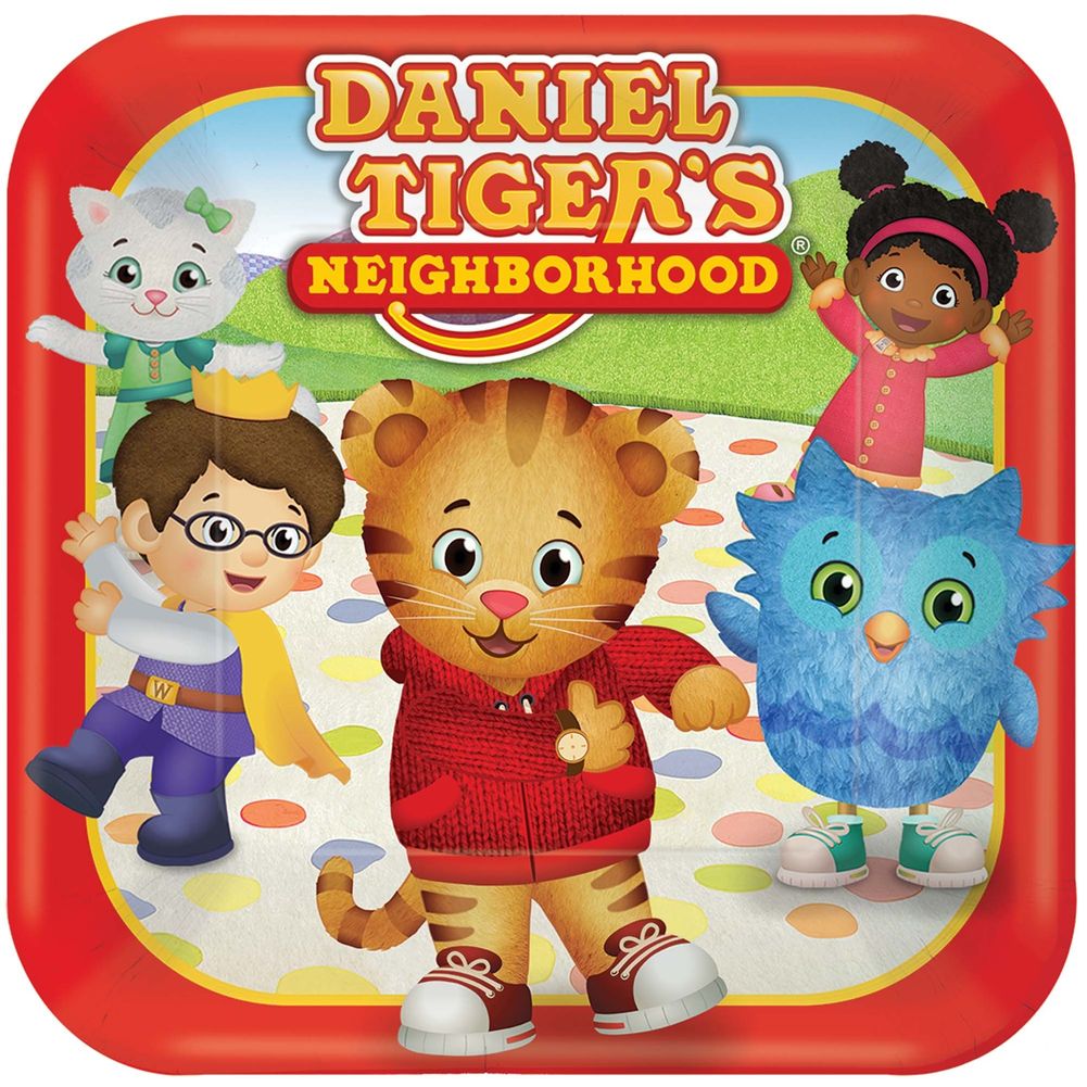 Daniel Tiger's Neighborhood Paper Dessert Plates (8 ct)