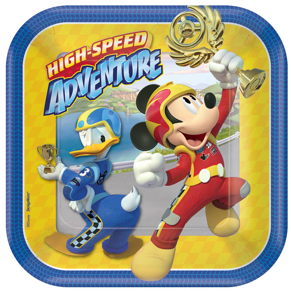 Mickey Roadster Dessert Plates (8ct)