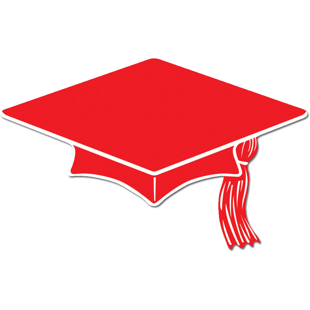 Mini Grad Cap Cutouts