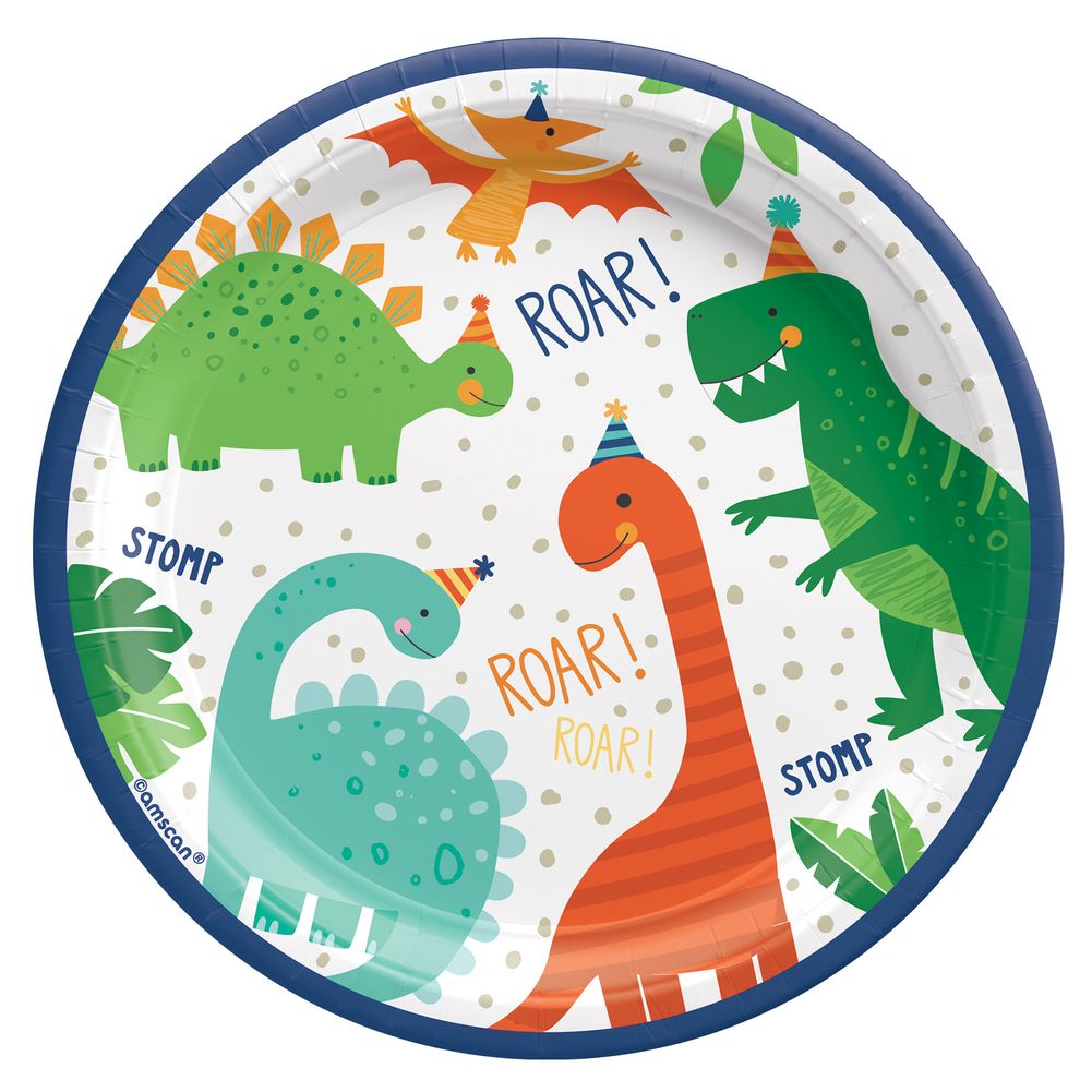 Dino-Mite Dessert Plates, 8ct