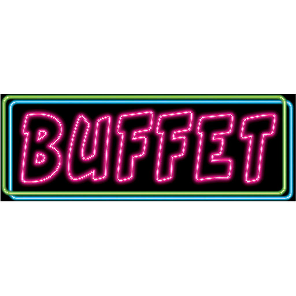 Neon Buffet Sign