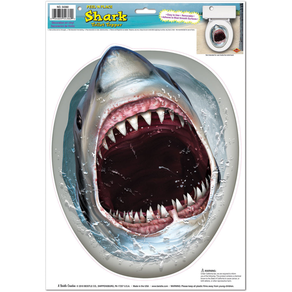 Shark Toilet Topper