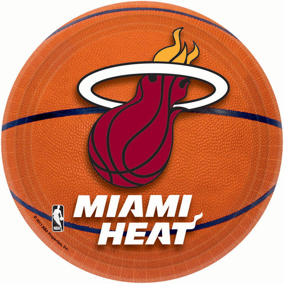 Miami Heat Dessert Plates (8ct)
