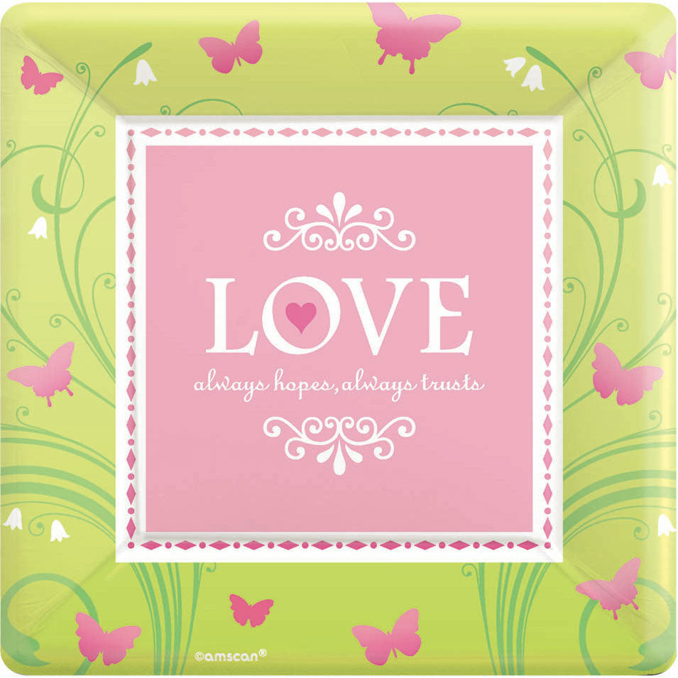 Love Is Patient Dessert Plates (8ct)
