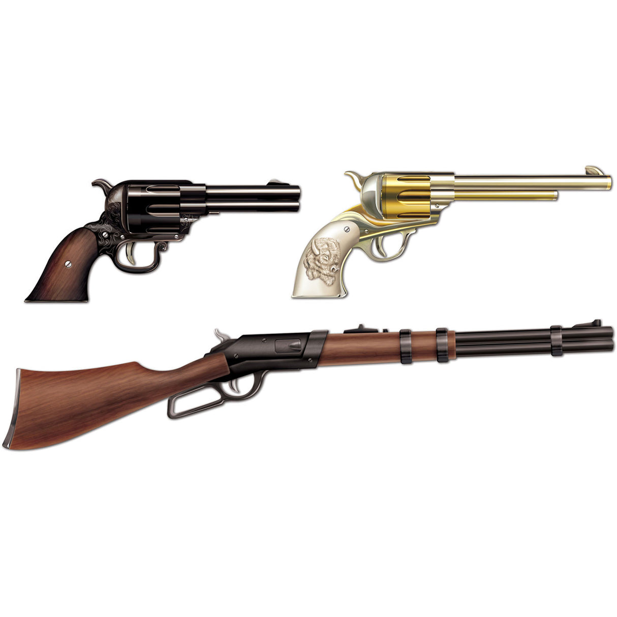 Western Weapons Cutouts