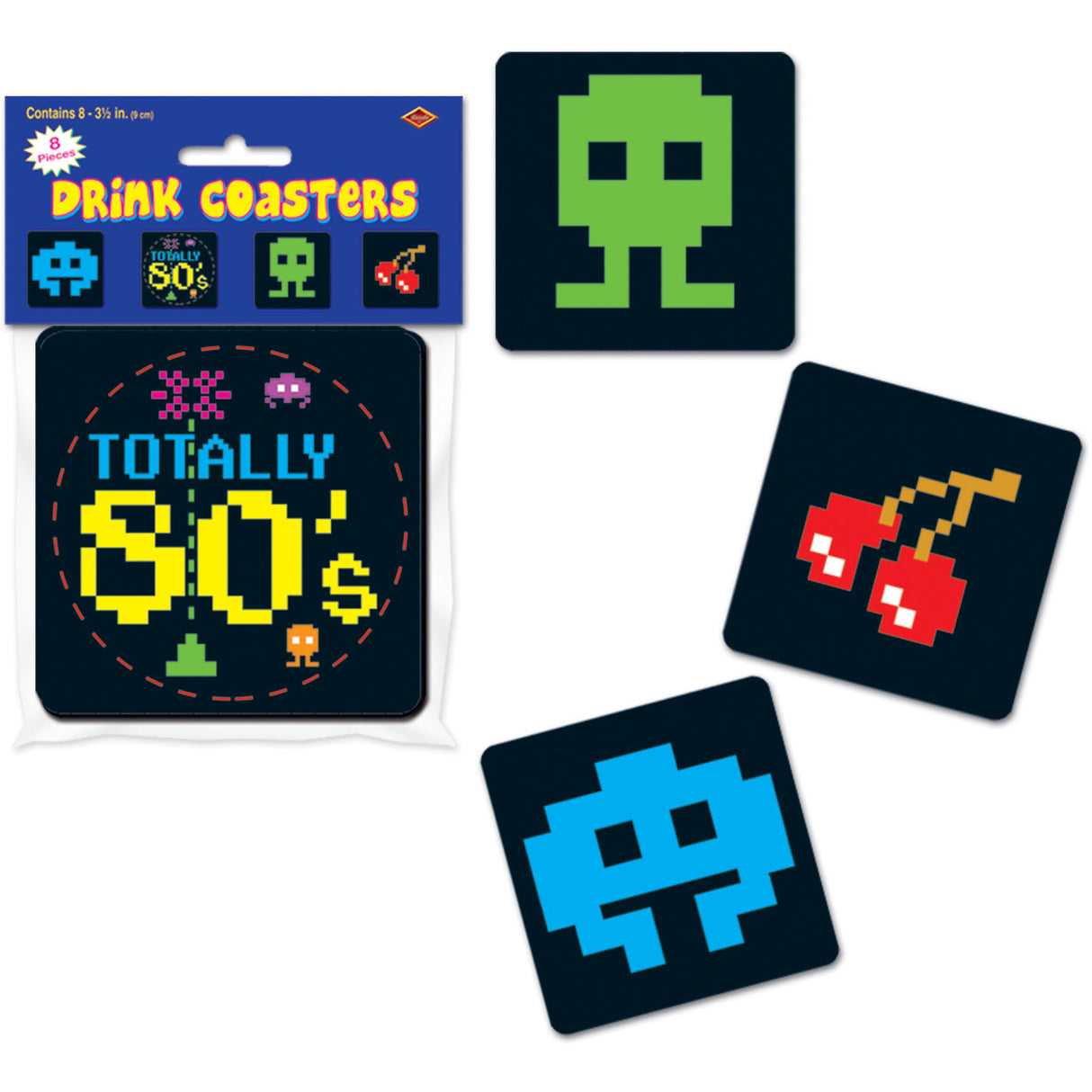 80'S COASTERS (8 ct)