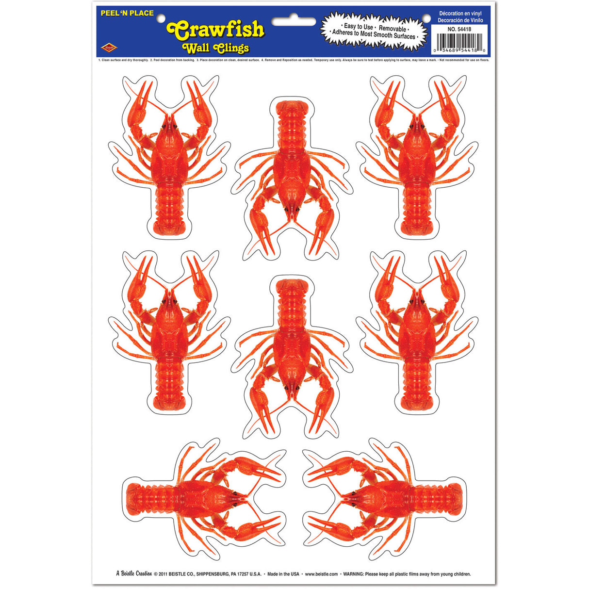 Crawfish Peel 'N Place
