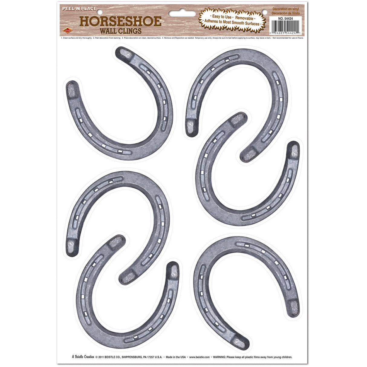 Horseshoe Peel 'N Place
