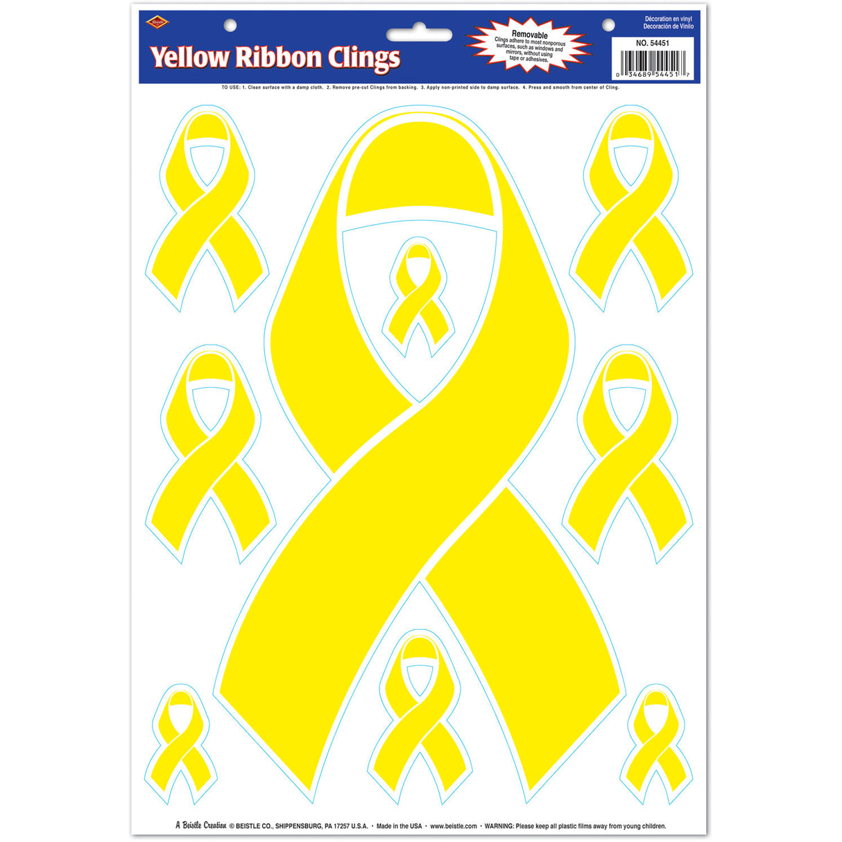Yellow Ribbon Clings