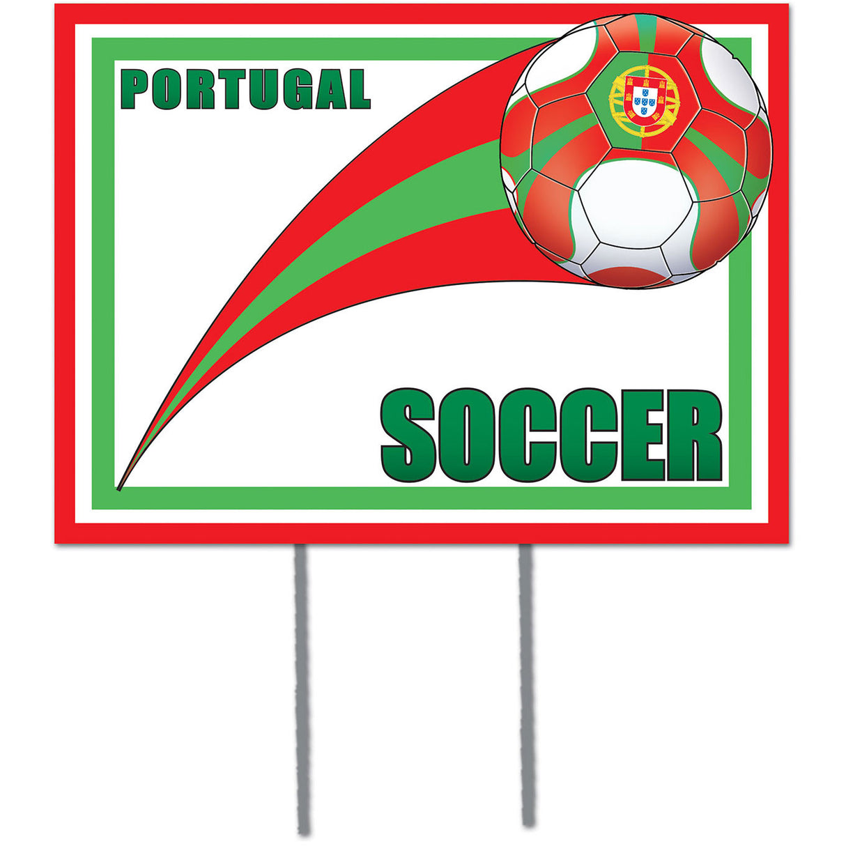 Plastic Yard Sign - Portugal