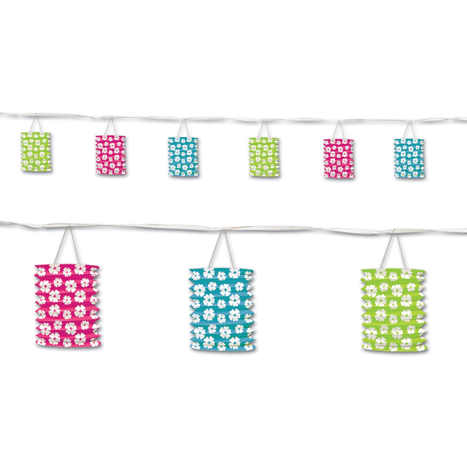 Hibiscus Lantern Garland