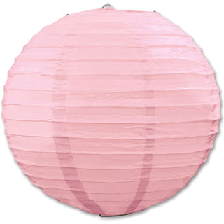 Pink Round Paper Lanterns (3ct)