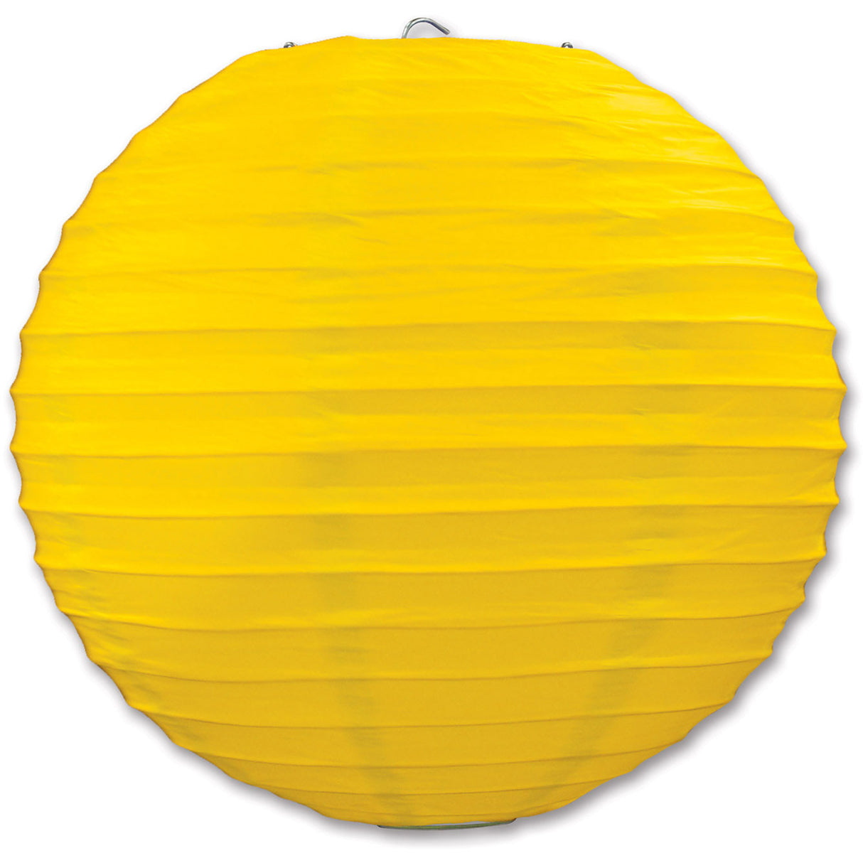 Yellow Round Paper Lanterns (3ct)