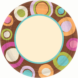 Cocoa Dots Eco Dessert Plates (8ct)