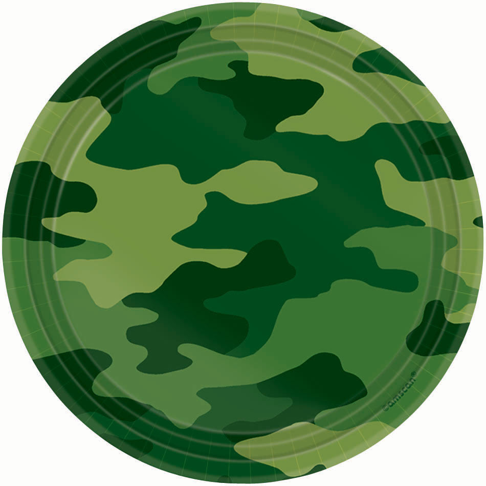 Camouflage Dessert Plates (8ct)