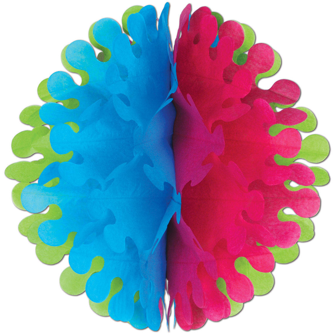 14" Multicolor Flutter Tissue Ball