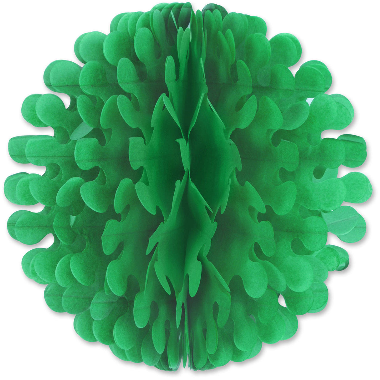 14" Green Flutter Tissue Ball