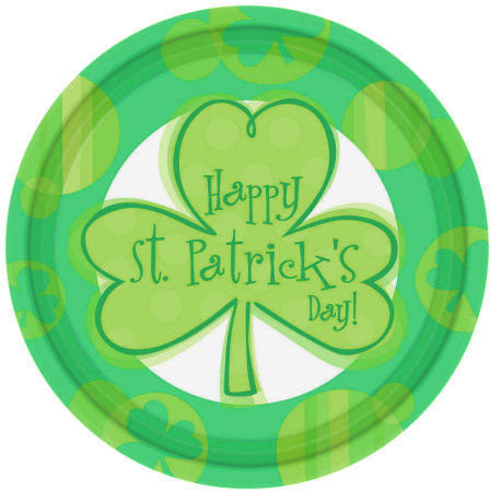 Happy Shamrocks Dessert Plates (8ct)