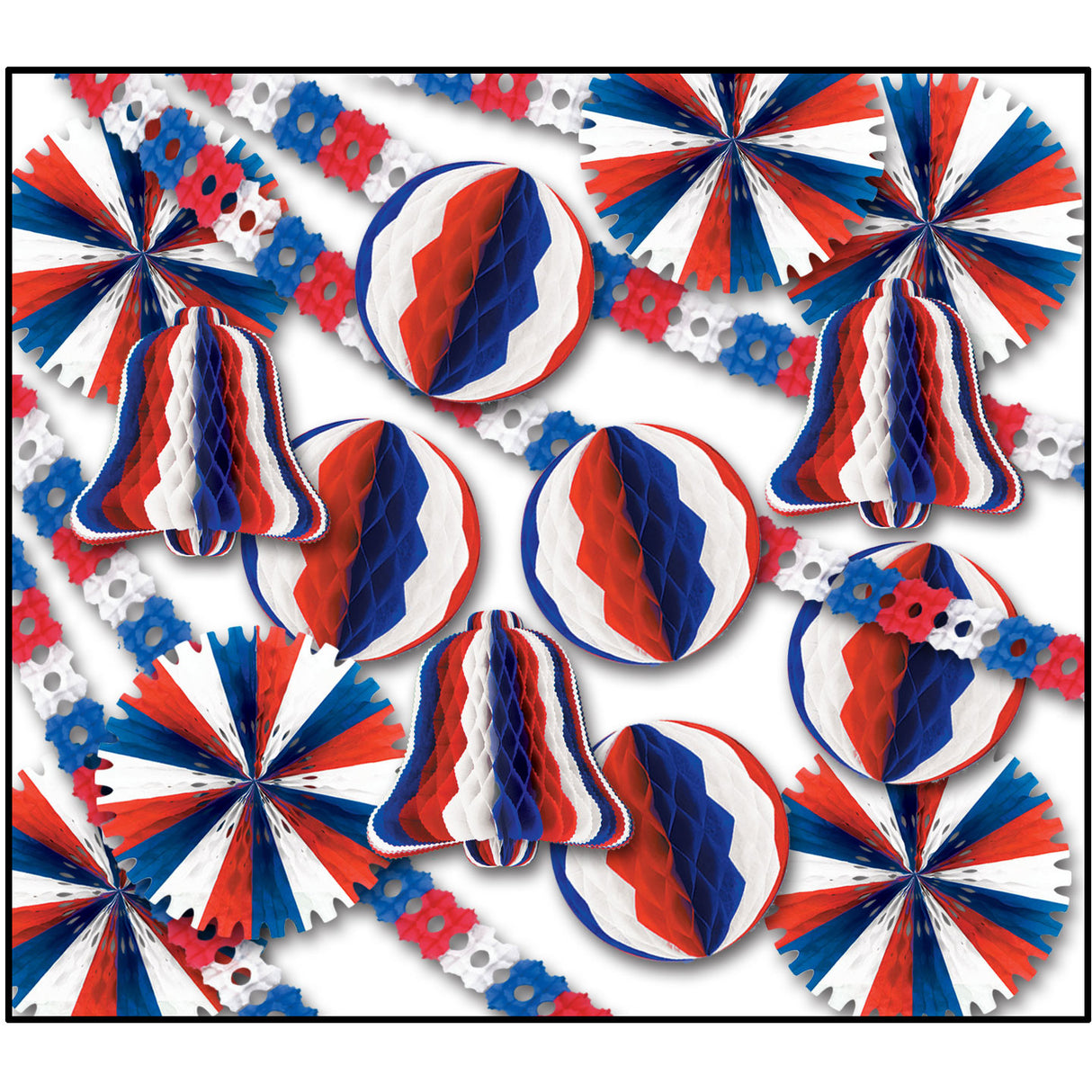 Patriotic Display Decorator - 26 Pcs