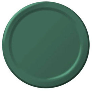 Forest Green Paper Dinner Plates (8ct)