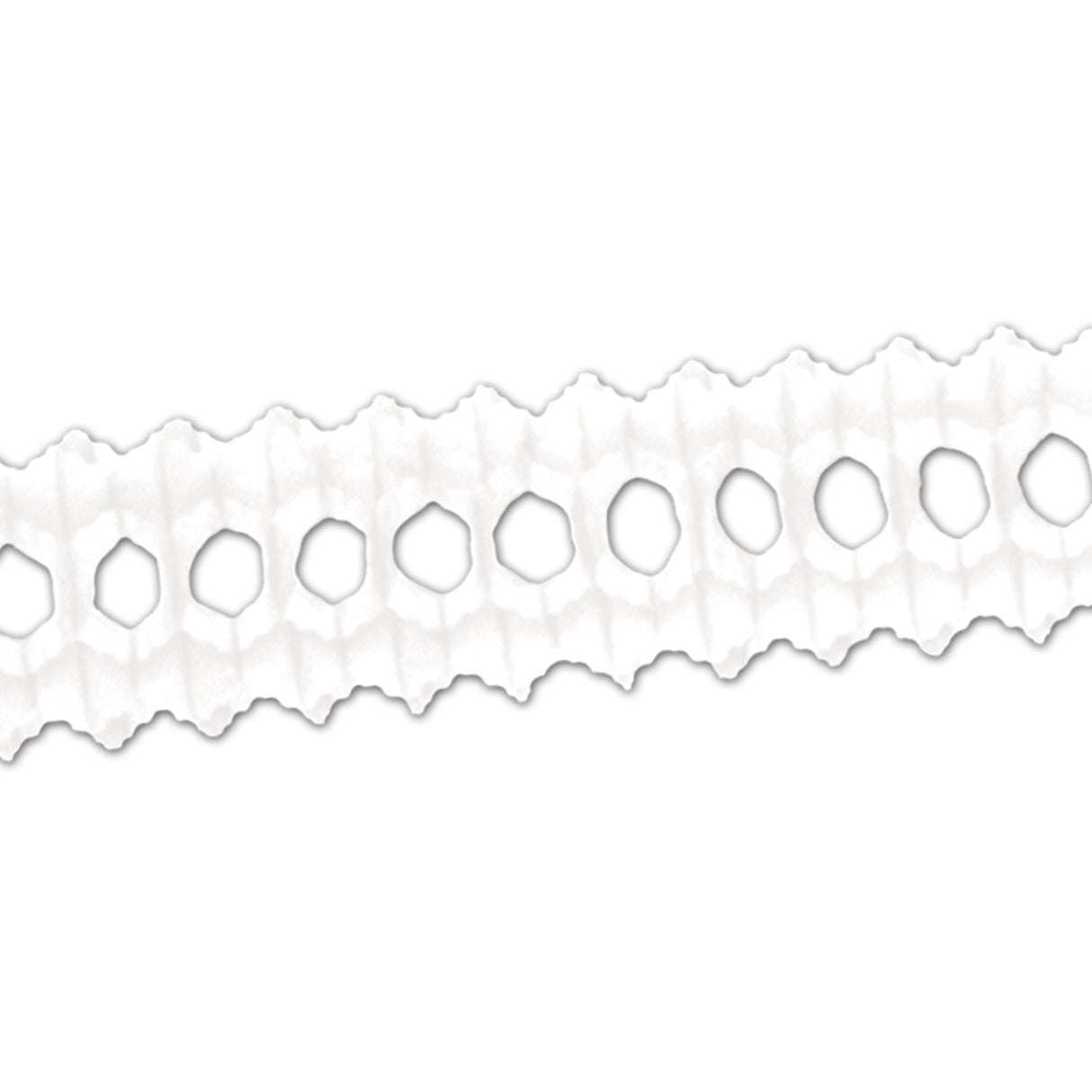12' White Packaged Arcade Garland