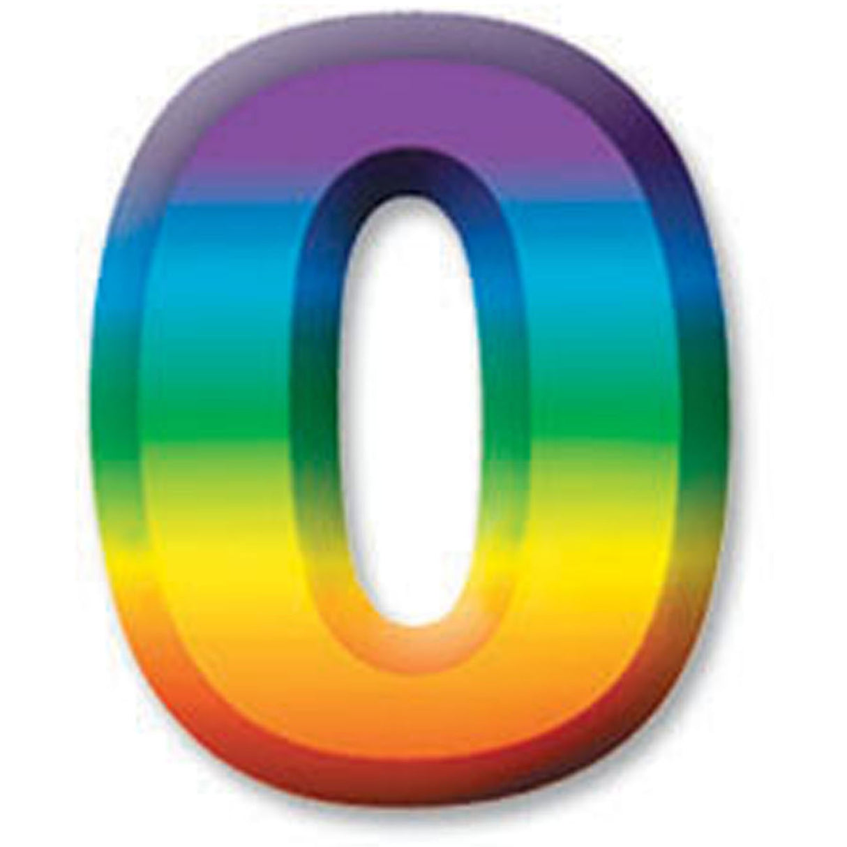 Number 0 Cutout