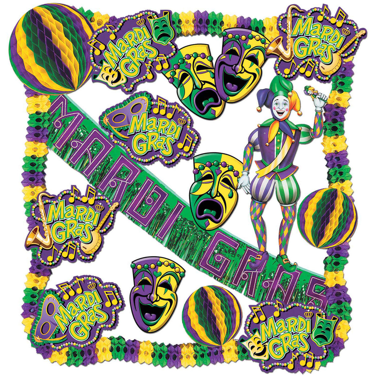 Mardi Gras Decorating Kit - 19
