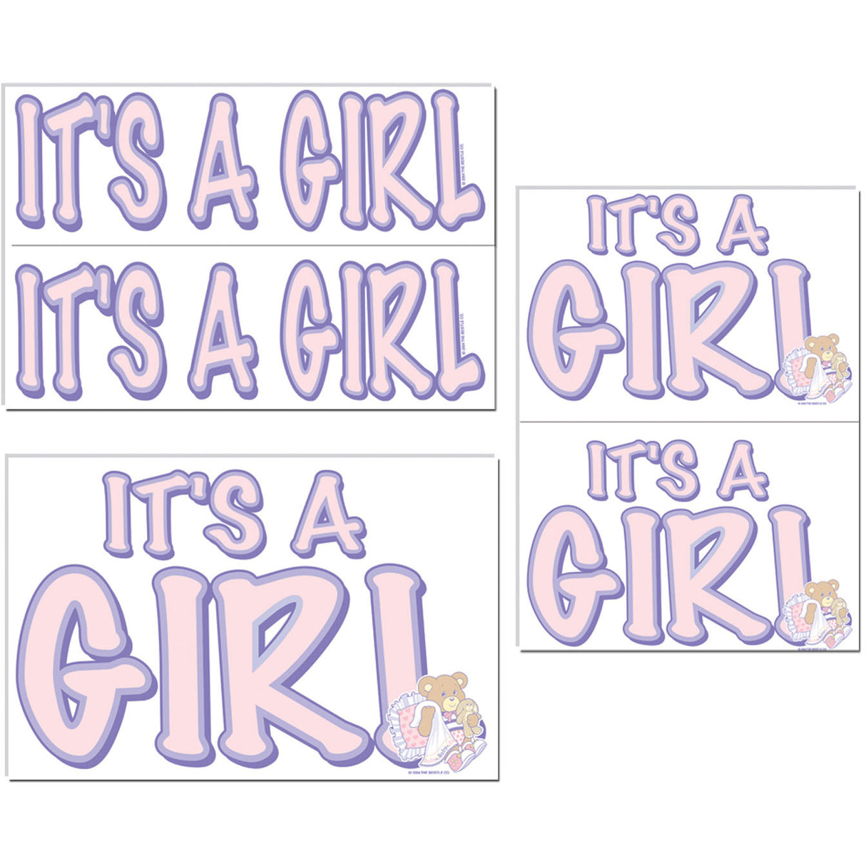 Its a Girl Auto-Cling