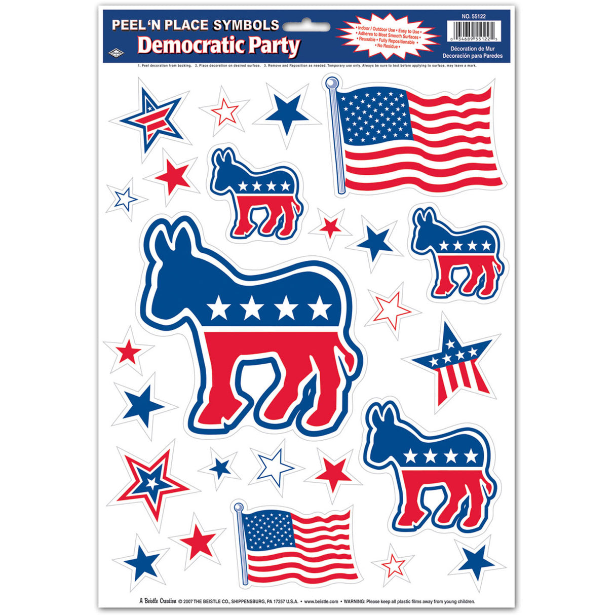 Democratic Party Peel 'N Place