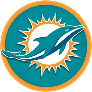 Miami Dolphins Dinner Plates (8ct)