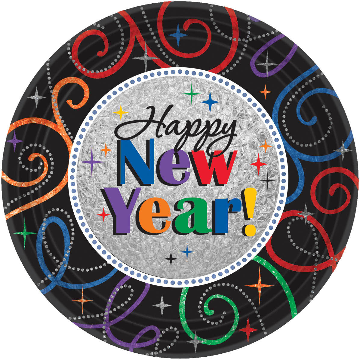 Cheers To A New Year Dinner Plates (8ct)