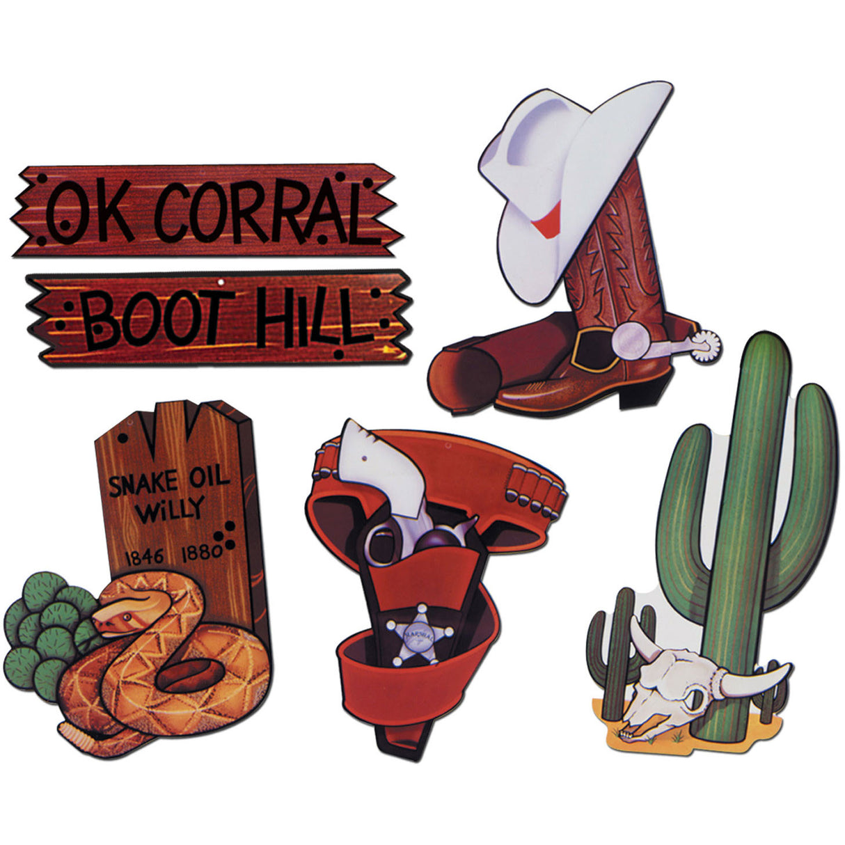 Western Cutouts (6 ct)