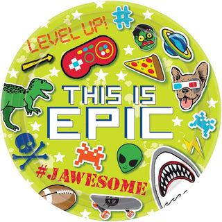 Epic Party Paper Dinner Plates (8 ct)
